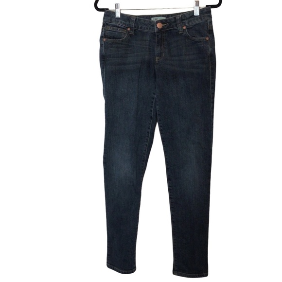 CAbi Bree Skinny Jeans Medium Wash Size 4 - Picture 1 of 9